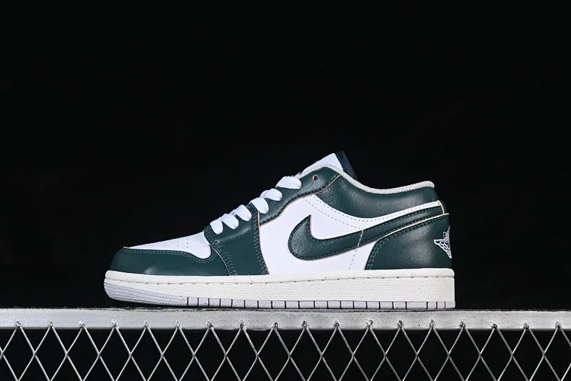 All categories Air Jordan Jordan series basketball shoes Air Jordan 1 Low Air Jordan 1 Low AJ1 Joe 1 white and green low-top cultural and casual sneakers FQ7687-300